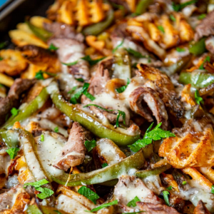 Mixed Cheese Steak Fries